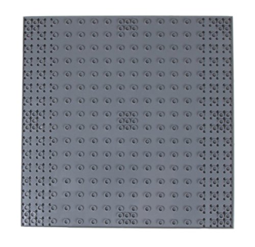 Strictly Briks - Bases para Construir - Imitan Carreteras, Calles o Caminos - 100 % Compatible con Todas Las Grandes Marcas - 25,4 x 25,4 cm - 4 Rectas