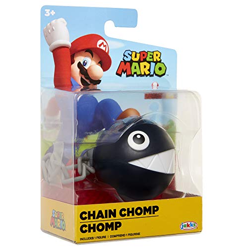 SUPER MARIO Figura de acción de 2.5 Pulgadas Chain Chomp Juguete Coleccionable