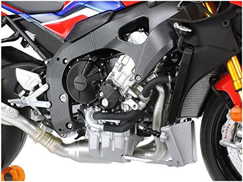 Tamiya 1:12 Honda CBR 1000-RR-R Fireblade SP-réplica Fiel, plástico, Hobby, encolado, Kit de modelismo, Montaje, sin Pintar, Color Rojo (14138)
