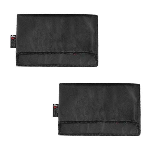 Tenlacum 2 fundas de protección contra arañazos con forro suave para Nintendo Switch consola de juegos cargador muelle de carga (negro+gris)