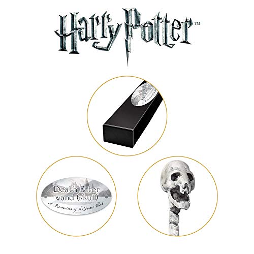 The Noble Collection Death Eater Character Wand (calavera)