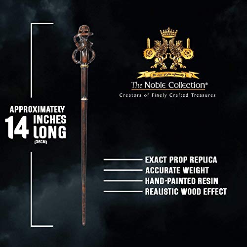 The Noble Collection - Varita mortuoria con forma de remolino