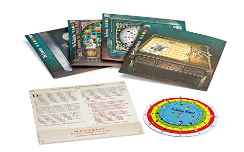 ThinkFun - 76310 - Escape The Room: el Secreto del Refugio del Dr. Gravely, ¿Puede Resolver Todos los Secretos y misterios? Un Juego de Escape para Principiantes?