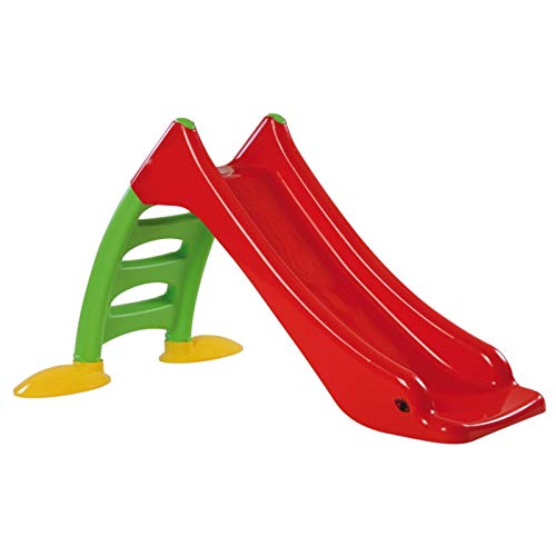 Tiktaktoo Estable Diapositiva del Niño para Niños Desde 1 Año Tobogán Jardín con Agua como Tobogán de Agua Infantil Tobogán Diapositiva Exterior Jardín - Rojo