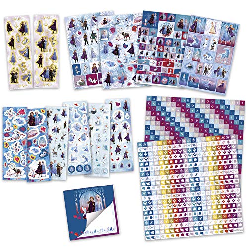 Totum Disney Frozen II Caja de Adhesivos con Más de 1100 Pegatinas