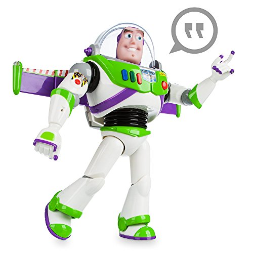 Toy Story Disney Advanced Talking Buzz Lightyear Action Figure 12'' (Official Disney Product). Ideal Toy For Child and Kid. by
