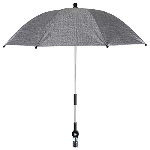 TOYANDONA Sombrilla Flexible para Cochecito de Bebé con Protección Solar UV Parasol para Cochecito de Bebé con Soporte Ajustable Paraguas de Protección UV Sombrilla de Lluvia para Exterior