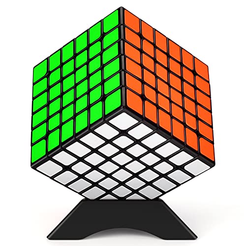 TOYESS Cubo de Mágico 6x6 Profesional, Cubo de Velocidad Clásico Rompecabezas 3D Rápido para Todas Las Edades, Negro