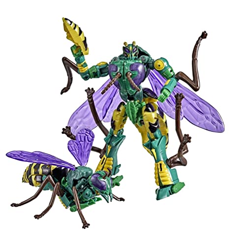 Transformer Juguetes Cybertron Autobots Movie Beast Wars: Kingdom Series Deluxe Waspinator Action Figure Robot KO Versión JIGFLY