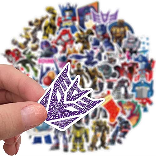 Transformers Computer Waterproof Skateboard Casco Equipaje Notebook Teléfono Móvil Personalizado Graffiti Sticker 50PCS