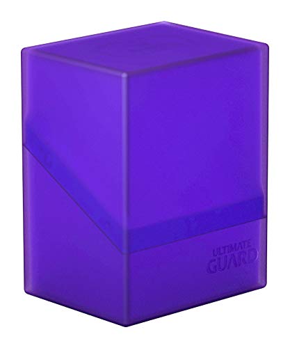 Ultimate Guard Boulder Deck Case - Caja para 80 Cartas, tamaño estándar, Color Amatista