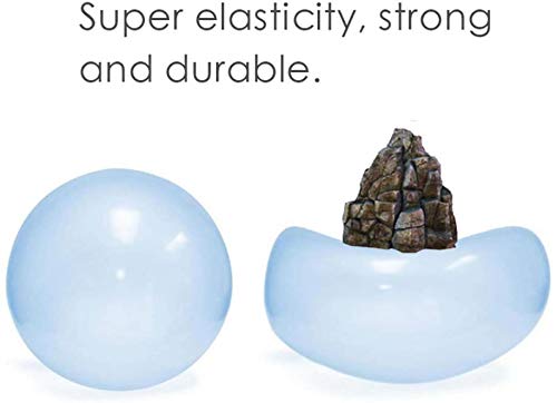 Vercico Bubble Ball para Agua Juguete Inflable de Globo de Burbuja Pelota de Goma Suave Sobredimensionada Playa Jardín Fiesta al Aire Libre (Rosa)