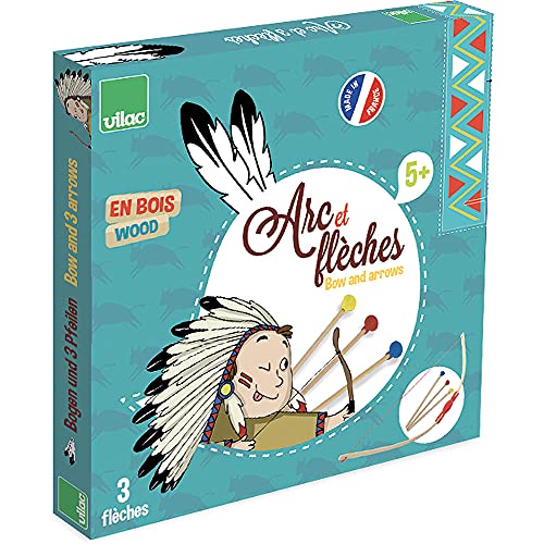 Vilac - ARC desmontado con 3 Flechas en Caja Diana (2912)