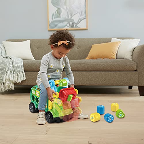 VTech - Camión de reciclaje, Juguetes ecológicos para Niños +18 Meses, Versión ESP (80-541822)