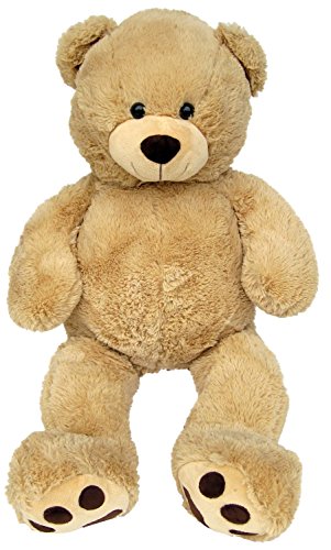 Wagner 9055 - Oso de peluche (tamaño XXL, 100 cm), color marrón claro
