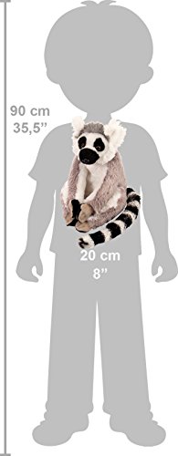 Wild Republic- CK Mini lémur de Cola anillada de Peluche, 20 cm (10880)