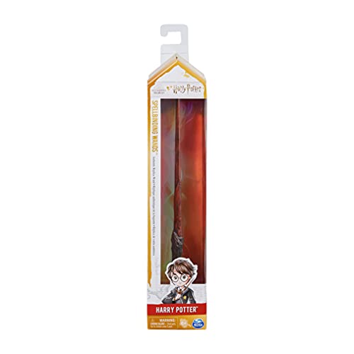 Wizarding World, auténtica Varita Spellbinding Wand de Harry Potter de 30,5 cm con Tarjeta de hechizos Coleccionable, Juguetes para niños a Partir de 6 años