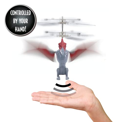 WOW! STUFF Jurassic World Toys Pteranodon Dinosaur Flyer | Dinosaurio Volador controlado por Tus Manos | Juguetes Oficiales del Mundo jurásico y Campamento Cretácico