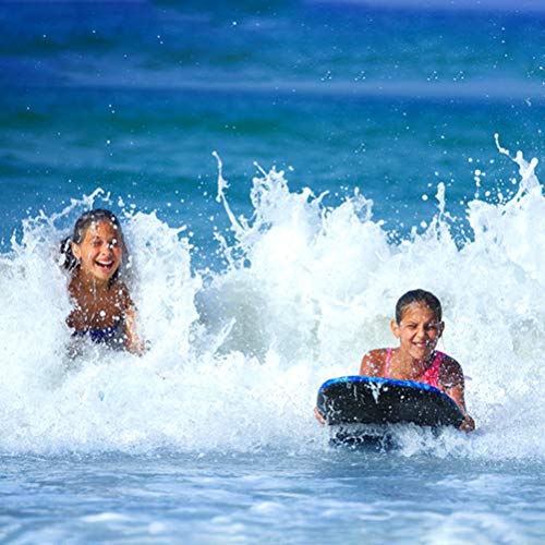 WSTERAO Tablas inflables para la Playa Bodyboard portátil con Asas Tablas Ligeras y Suaves para el Cuerpo, Tabla de Surf Flotante Bodyboard portátil para la Playa, Surf, natación
