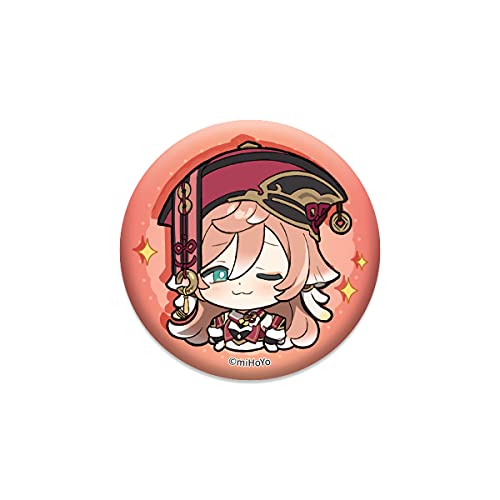 Wuhuayu Genshin Impact Mihoyo Productos Oficiales, Carácter Insignia Versión Chibi(Color:Yanfei)