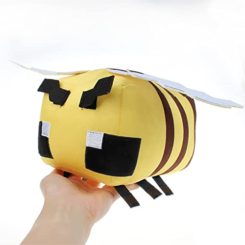 XTONG Pink Axolotl Plush Minecraft,Minecraft Plush 8-In Bee Character Doll,Minecraft Axolotl Plush Toy,Minecraft Axolotl Plush,Axolotl Plush Toys,Cute Super Soft Bee Plush Doll Toy