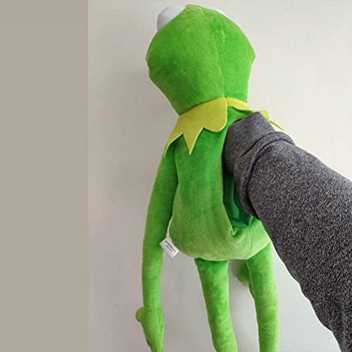 YAQI Marioneta de mano de felpa de rana para bebé, Marioneta de mano de peluche Kermit The Frog Marionetas de mano Muppets Juguetes, Muñeco de rana de peluche para niños y niñas
