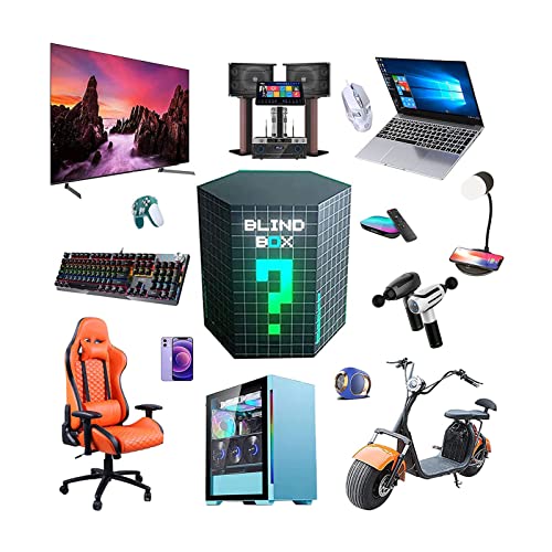 YJZA Mystery Box Electronics, Lucky Box, Smartphone, muy económico, aleatorio, latido del corazón, excelente relación calidad-precio, dé una sorpresa blanca