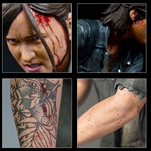 YLJXXY The Last of Us Part II Figuras De Acción, Ellie with Machete Anime Estatua Modelo, PVC Ambiental Protección Materiales Adornos Decoración De Escritorio De Oficina En Casa