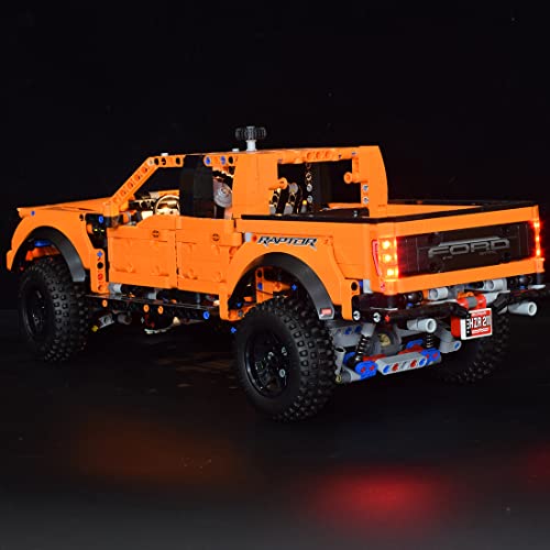 YYGE Juego de iluminación LED para Lego 42126 – Ford Raptor (con caja para pilas, no incluye Lego)