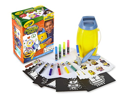 CRAYOLA - 04-8737.0030, aerógrafo de Minions con Accesorios