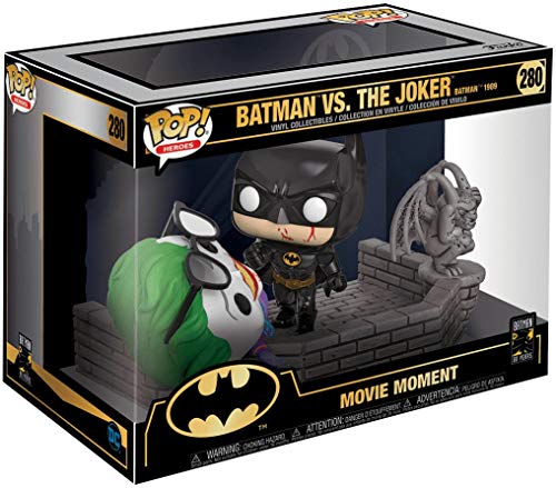Funko 37250 Pop Vinilo: Movie Moment 80th: Batman and Joker (1989) Figura Coleccionable, Multicolor