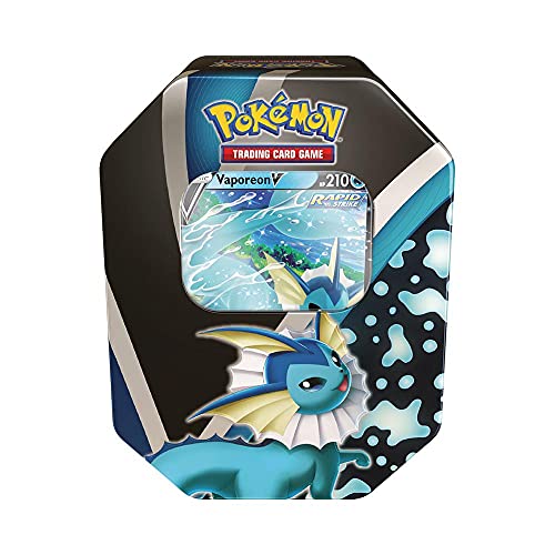 Pokemon- Eevee Evolutions V-Lata V Tin, Multicolor, 9. Tins (The Company International 210-80905)