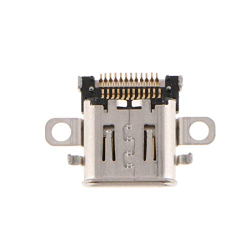 SeaStart Pieza de reparación Conector cargador de enchufe de alimentación Puerto de carga C para consola de juegos de conmutador de Nintendo