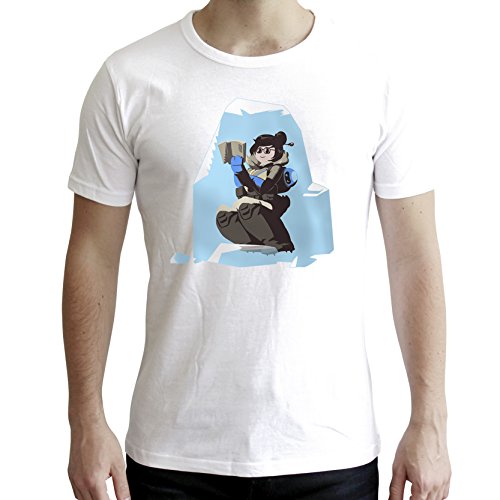ABYstyle – Overwatch – Camiseta – Mei – Hombres – Blanco (XXL)