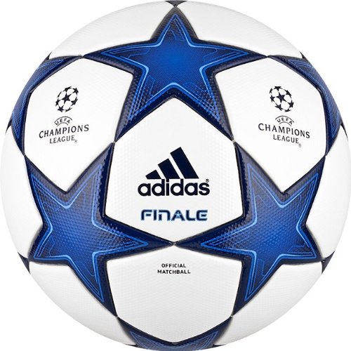 Adidas Finale 10 - Balón de fútbol, Color Blanco y Azul eléctrico