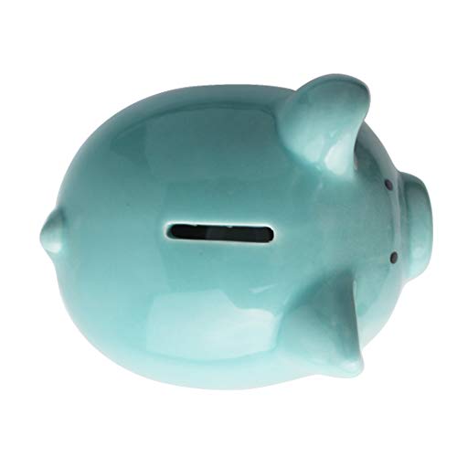 Alcancía, Hucha para niñas, niños, niños, una Nueva Hucha Blanca para niños, niñas, niños, Adultos, Hucha (Blanco) (Azul, M)