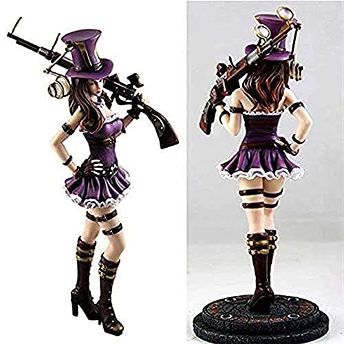 Anime Regalo Anime Modelo Muñeca LOL League of Legends Pi City Policewoman Caitlin Juego Periféricos Juguete Acción Figura Escultura