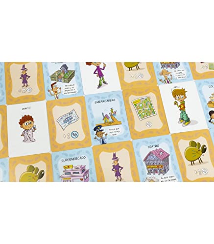 Atomo Games-Los Busca Pistas Juego de Cartas, Multicolor (AT030)