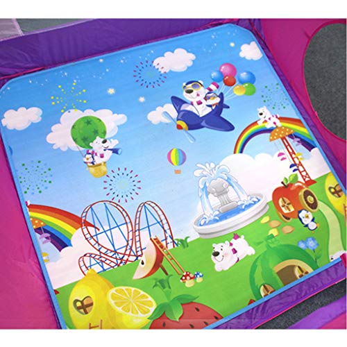 B Blesiya Alfombrilla Coralina Suave de Dormitorio Alfombra de Tienda de Campaña Almohadilla de Yoga Decoración para Hogar - Multicolor, Hexagonal plástico 140x120cm