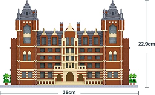 BAIDEFENG 4823pcs + Royal College of Music World World Edificios Micro Bloques, Mini Modelo Partícula 3D Puzzle Ladrillos Decoración High Dcurrizy Descontento Juguetes para Adultos Infantiles