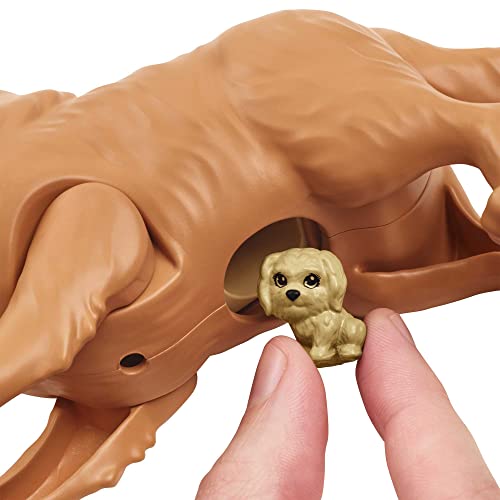 Barbie Muñeca con Mascotas - Mamá Perro con Función de Parto - 3 Cachorros y Accesorios - Muñeca Articulada: 29,21 cm - Regalo para Niños de 3-7 Años