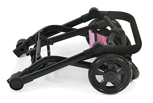 Bayer Chic 2000-Cochecito para muñecas Mika, Color Rosa (595-70)