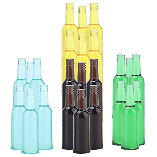 Botellas de Vino para Casa de Muñecas, Escala 1/12, Miniatura, para Casa de Muñecas, Cerveza, Bebidas, Resina, 24 Piezas para Casa de Muñecas, Restaurante, para Casa de Muñecas, Cocina para