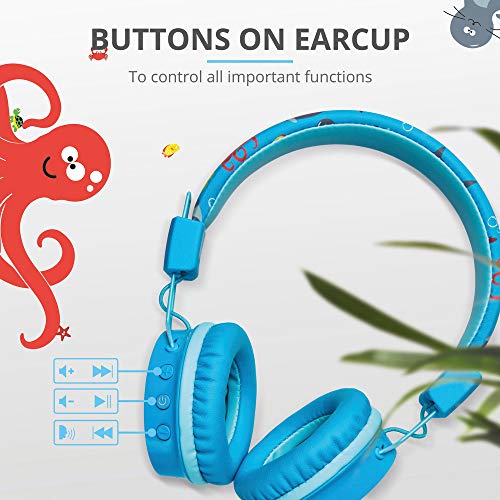 Comi - Auriculares inalámbricos con Bluetooth, Color Azul