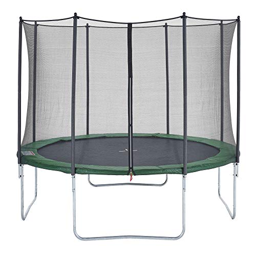 CZON SPORTS Trampoline - Cama elástica infantil, 360 cm (verde)