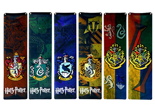 DANIFANEELLED Harry Potter Artículo para fans de Gryffindor Slytherin Ravenclaw Hufflepuff Hogwarts Decoración mágica Banner