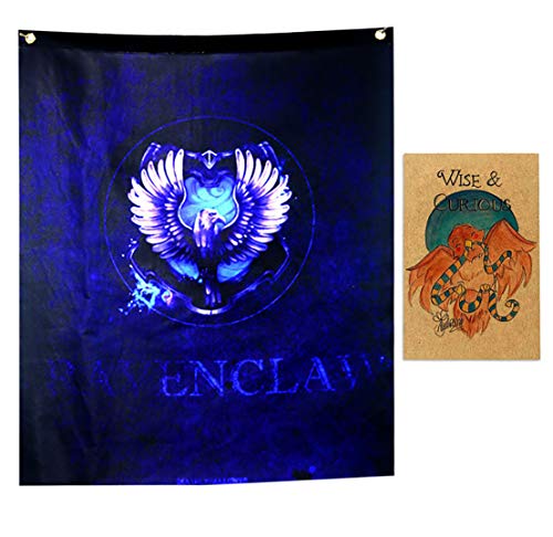 DANIFANEELLED Harry Potter Artículo para fans de Gryffindor Slytherin Ravenclaw Hufflepuff Hogwarts Decoración mágica Banner
