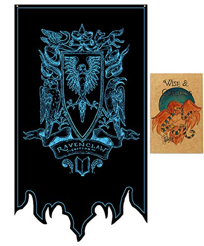 DANIFANEELLED Harry Potter Artículo para fans de Gryffindor Slytherin Ravenclaw Hufflepuff Hogwarts Decoración mágica Banner