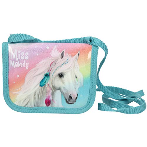 Depesche-DP-0011060 Bolso de Pecho, Miss Melody, Turquesa, Aprox. 13 x 10 x 2 cm Color (11060)