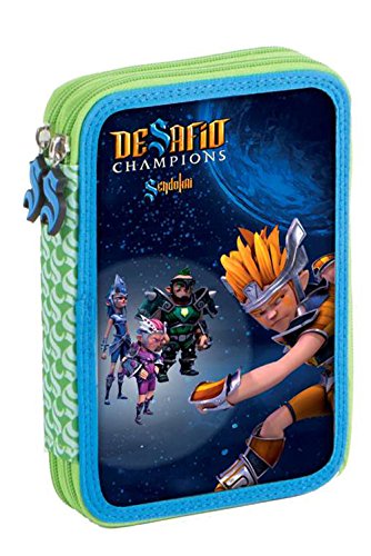 Desafío Champions Sendokai - Plumier Doble, 14 x 20 cm (Copywrite 143551)